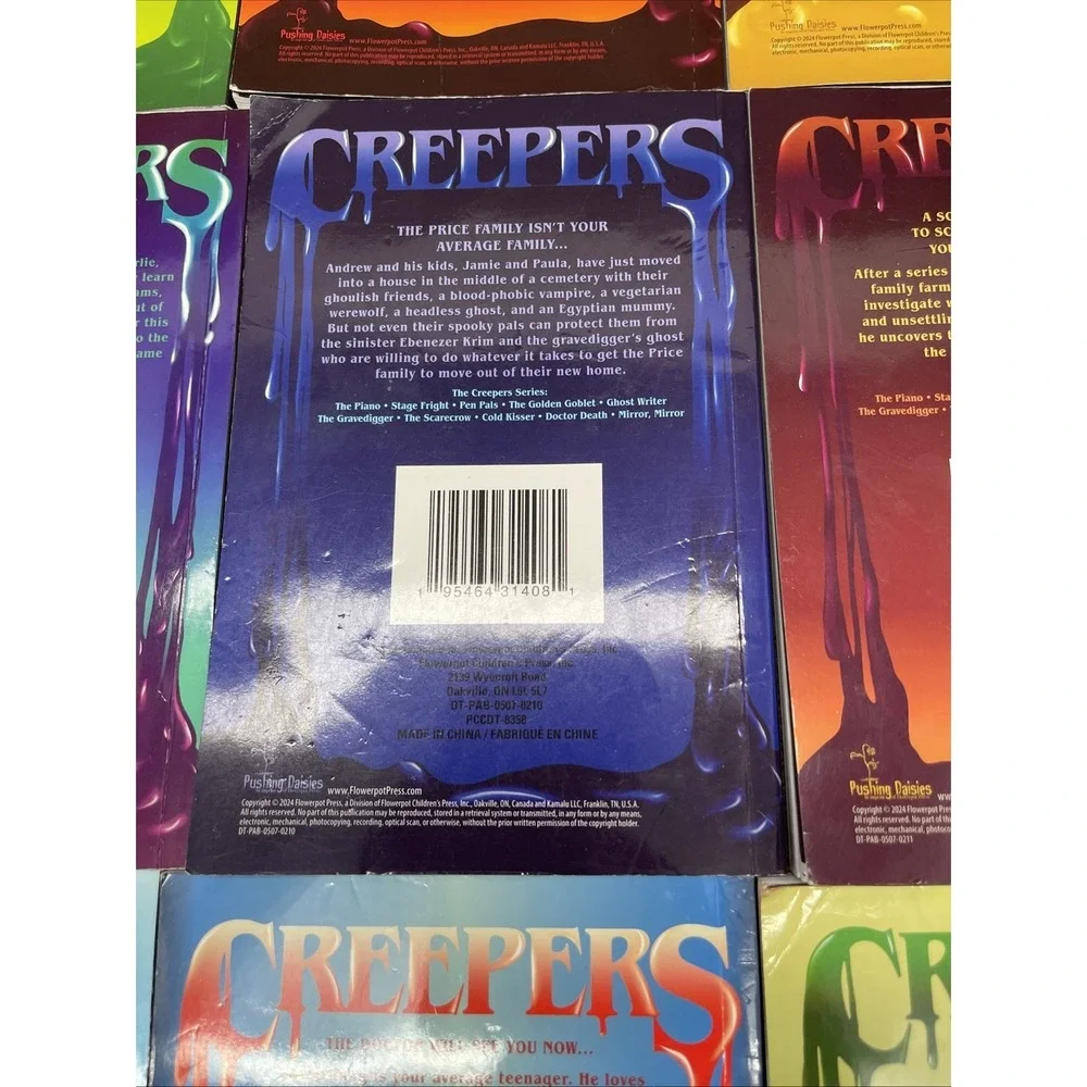 Strange Things are Happening in Creepers Young Horror Book Lot - 9 Edgar J Hyde